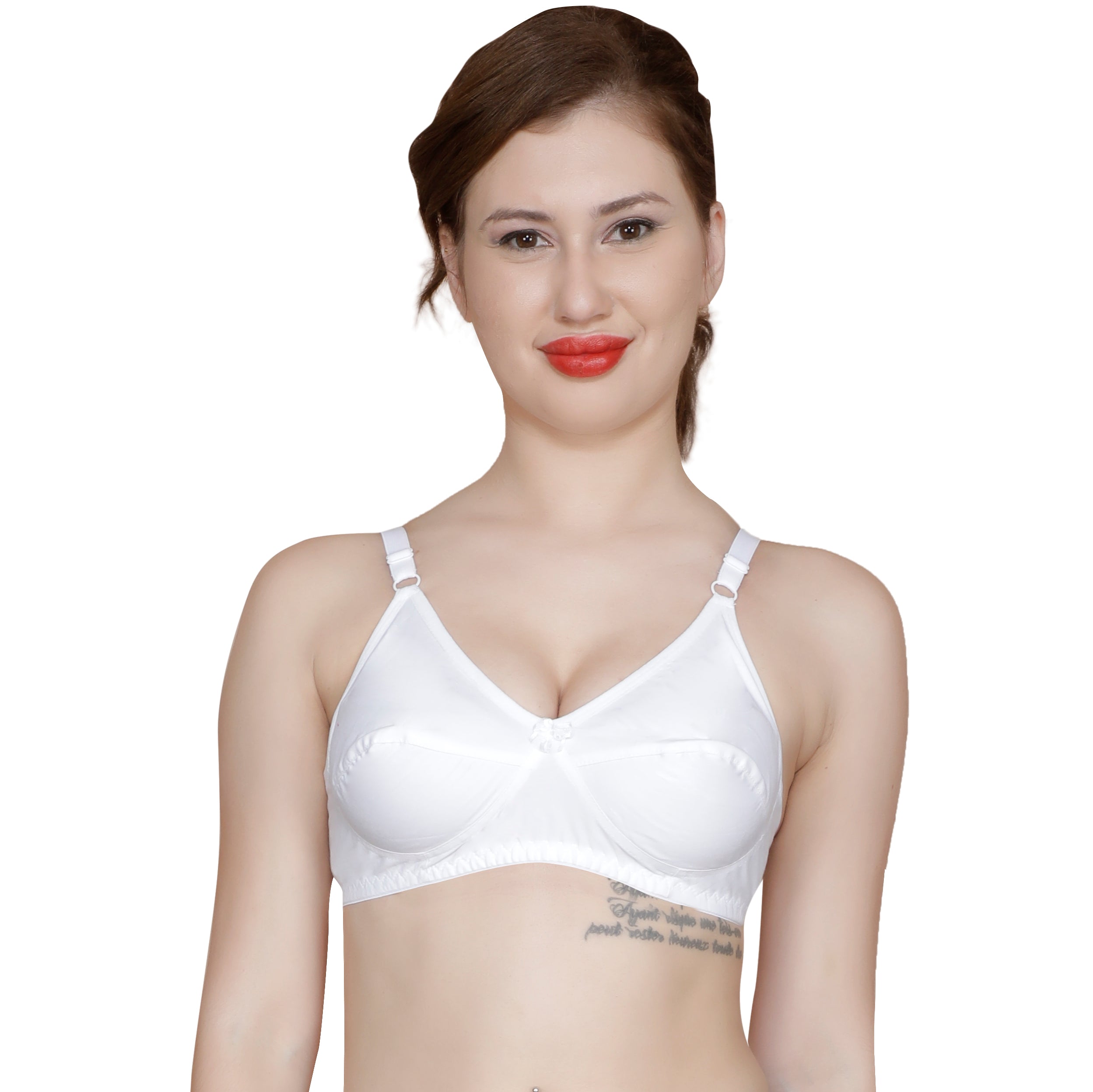 T.T. Women Cotton Lycra Bra PACK OF 6 assorted colors