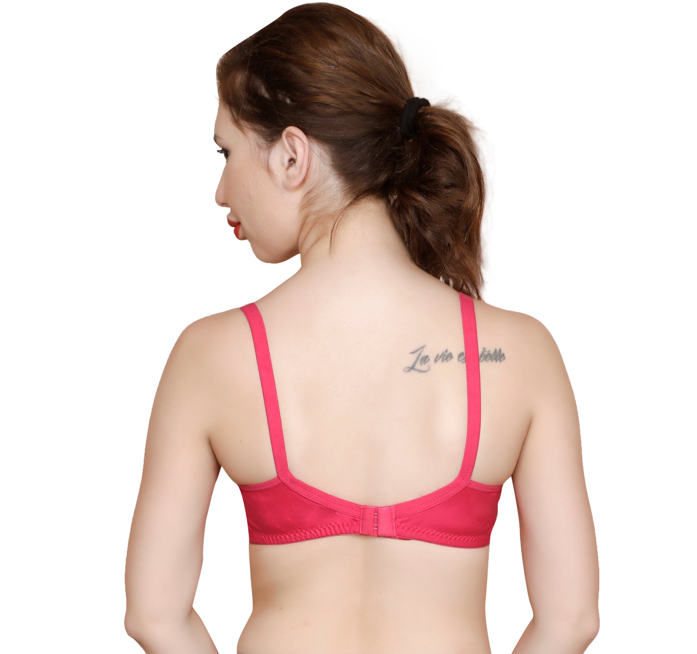 T.T. Women Cotton Lycra Bra PACK OF 6 assorted colors