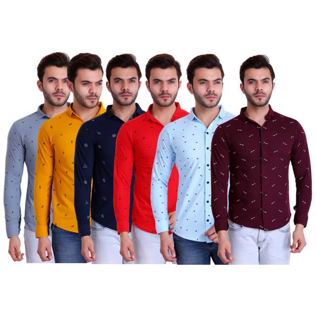 Men Full Sleeve Assorted Shirt