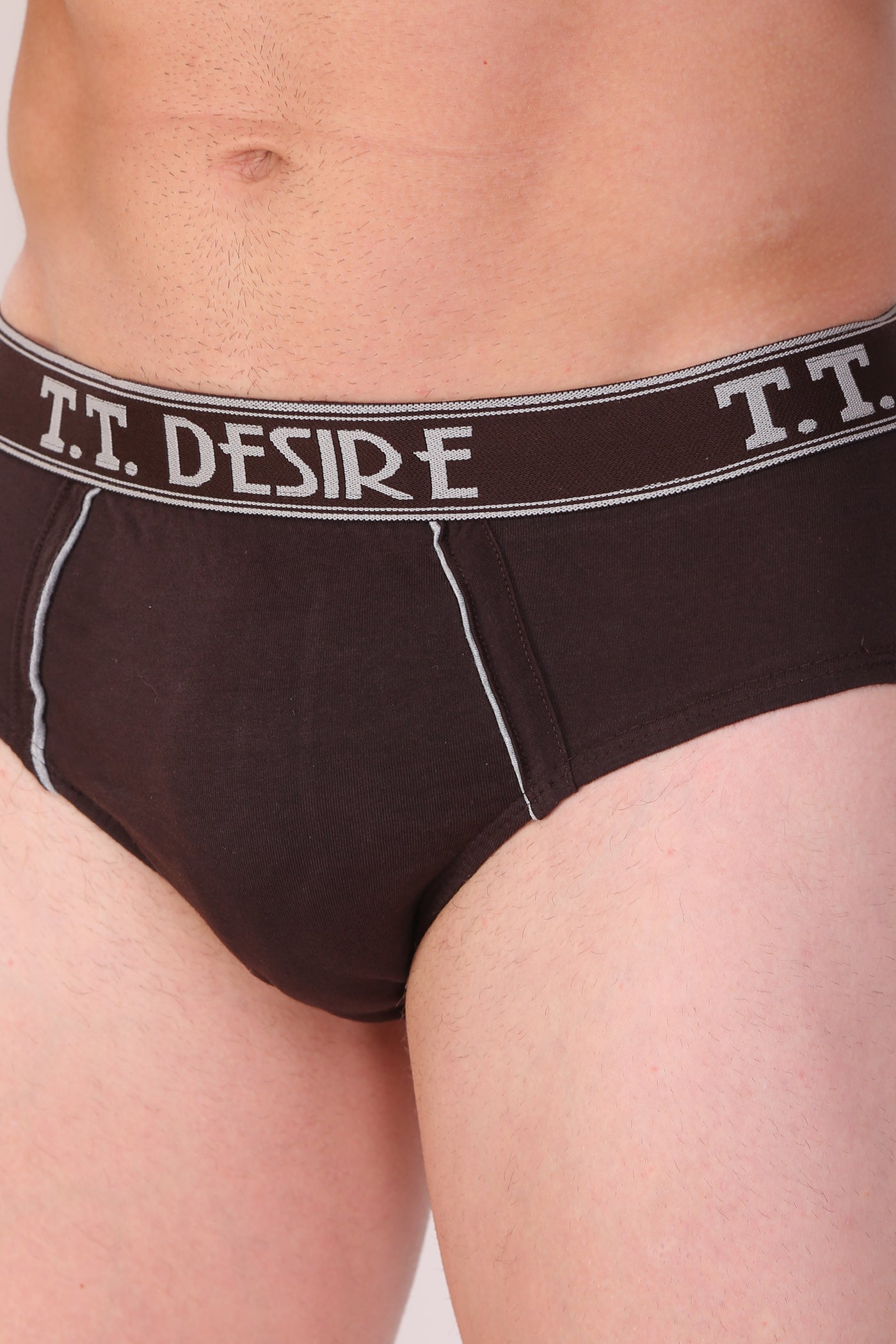 T.T. Men Desire Brief Top Elastics Pack Of 10 Assorted Colors