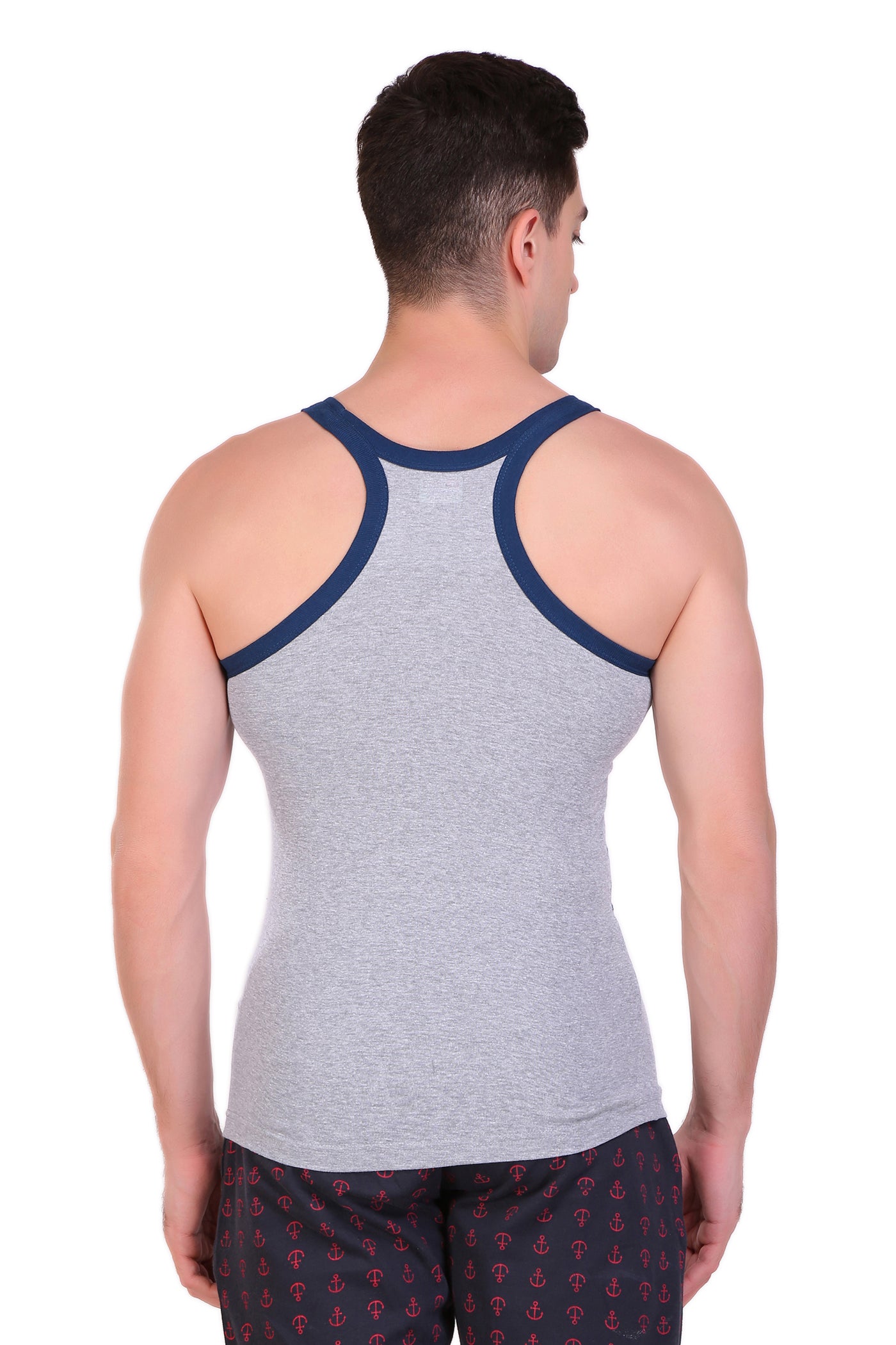 T.T. Men Designer  Gym Vest Pack Of 5 Assorted Colors