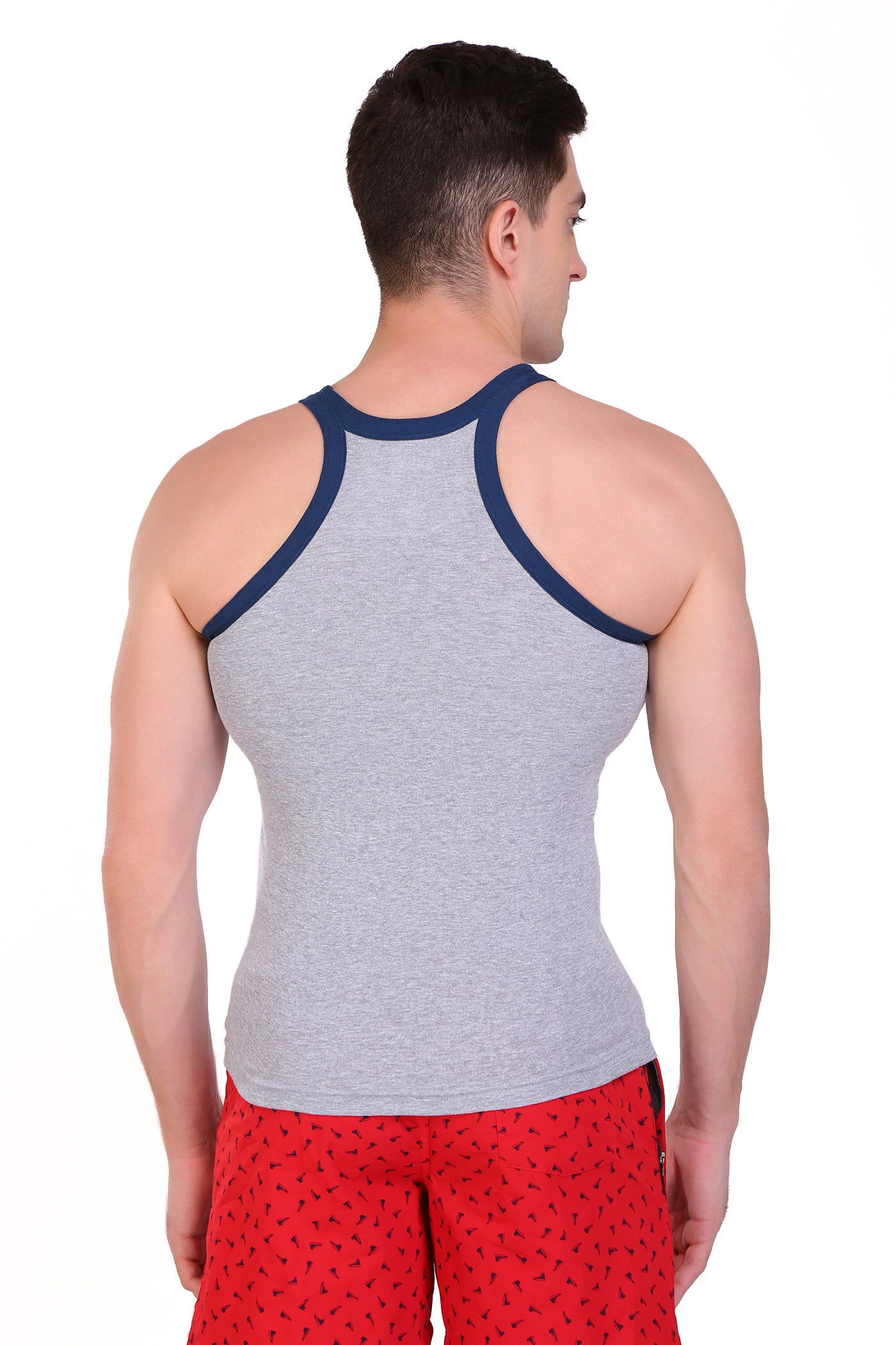 T.T. Men Designer  Gym Vest Pack Of 5 Assorted Colors