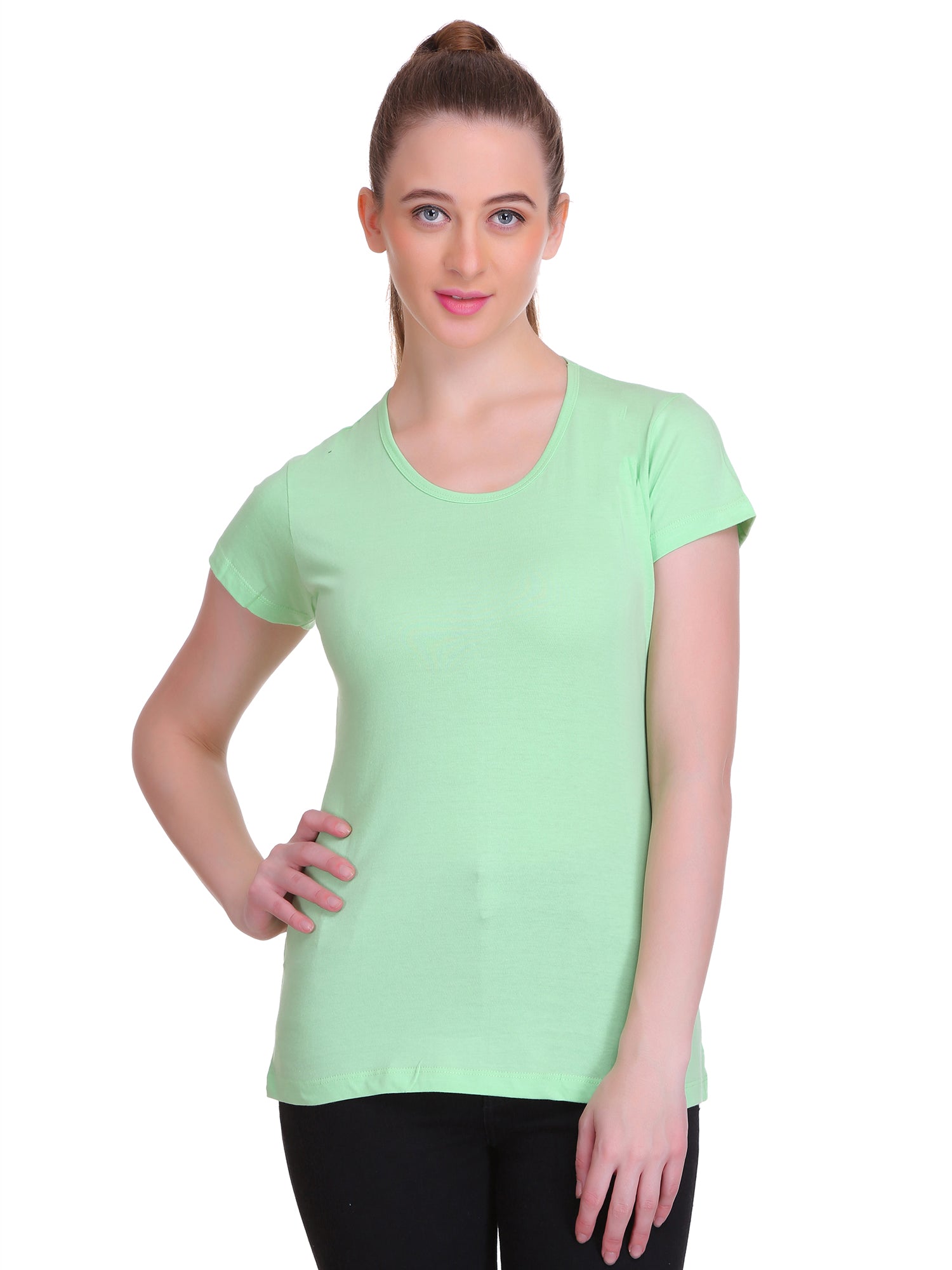 T.T. Womens Solid T-Shirt - Pack Of 12