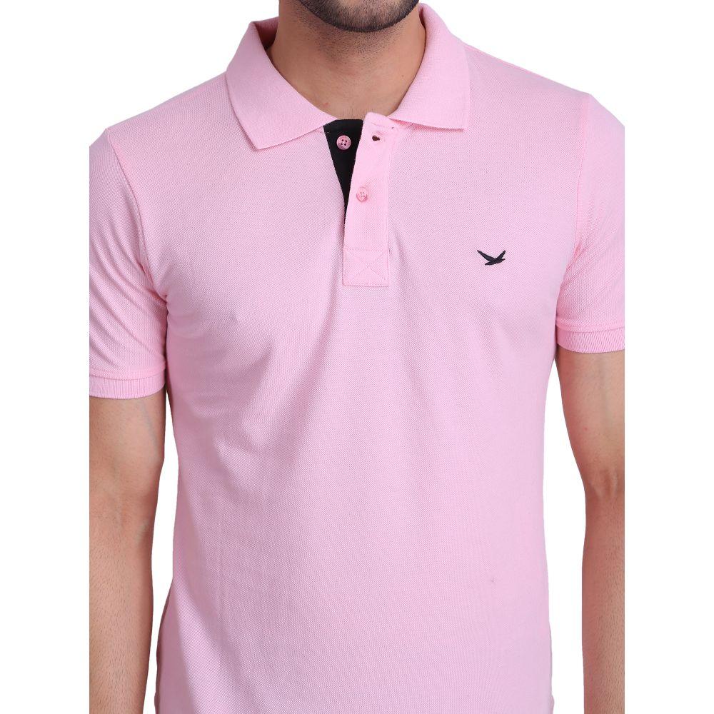 HiFlyers Men T-Shirts Polo Pink Pack Of 3