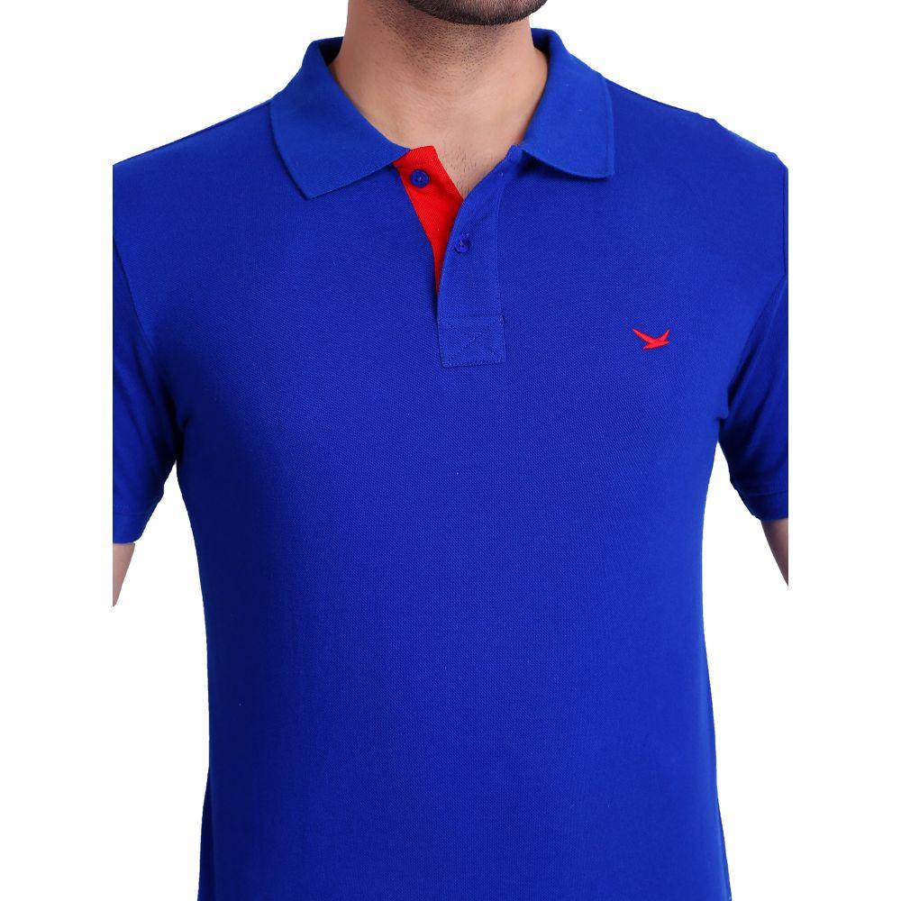 Mens Polo Blue T-Shirt