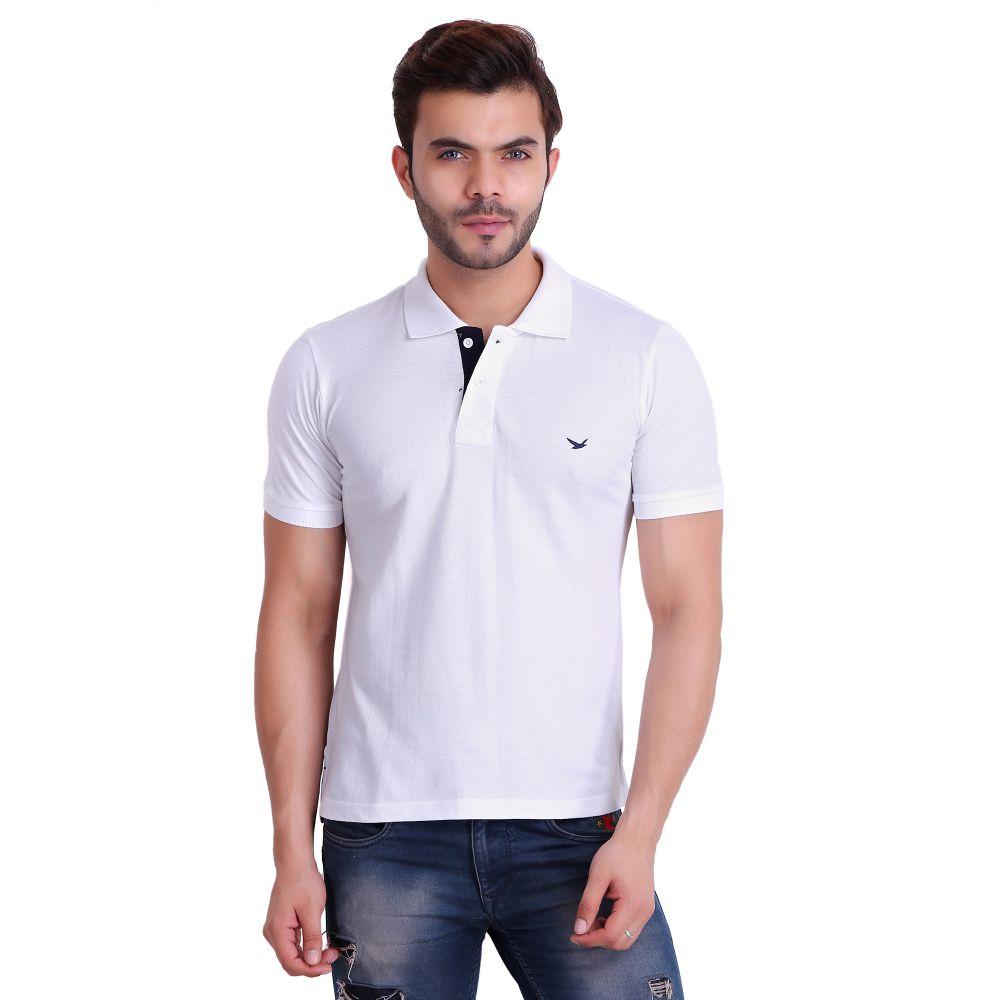 Mens Polo White T-Shirt