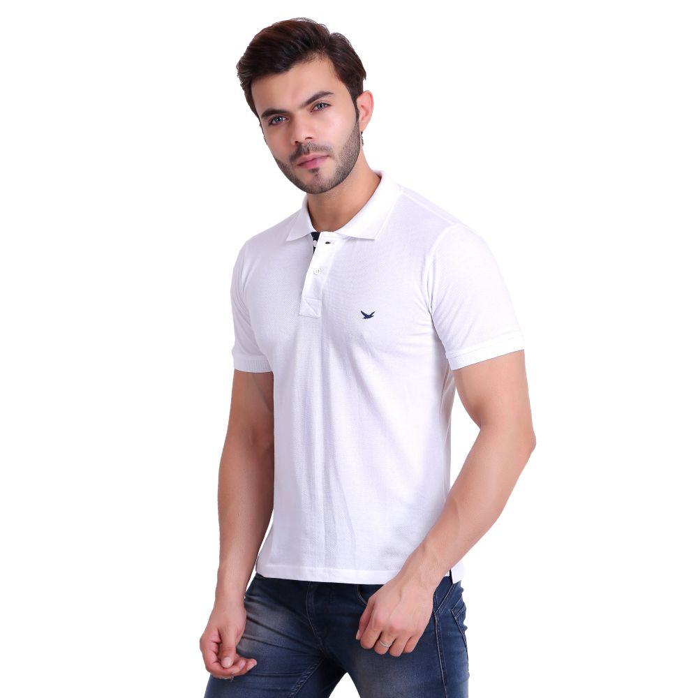 Mens Polo White T-Shirt