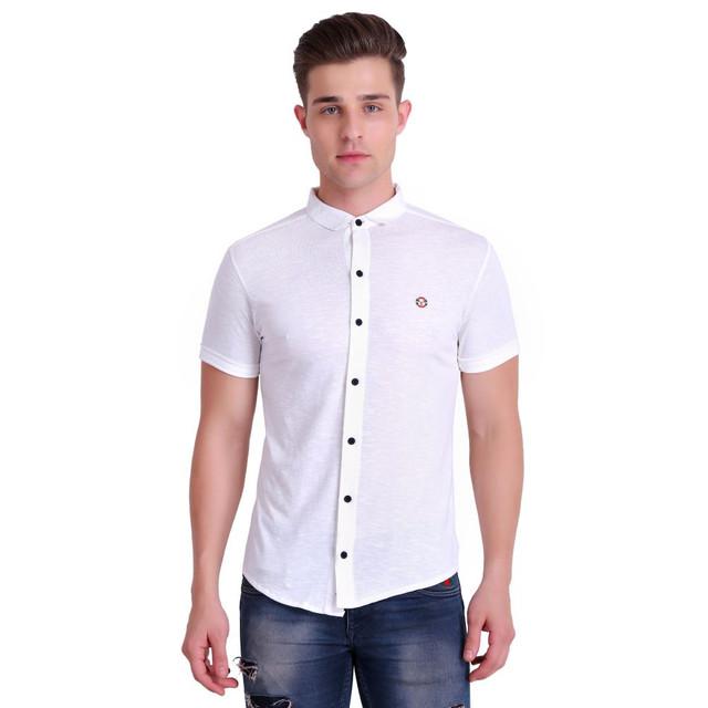 Men Light White T-Shirt