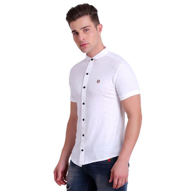 Men Light White T-Shirt