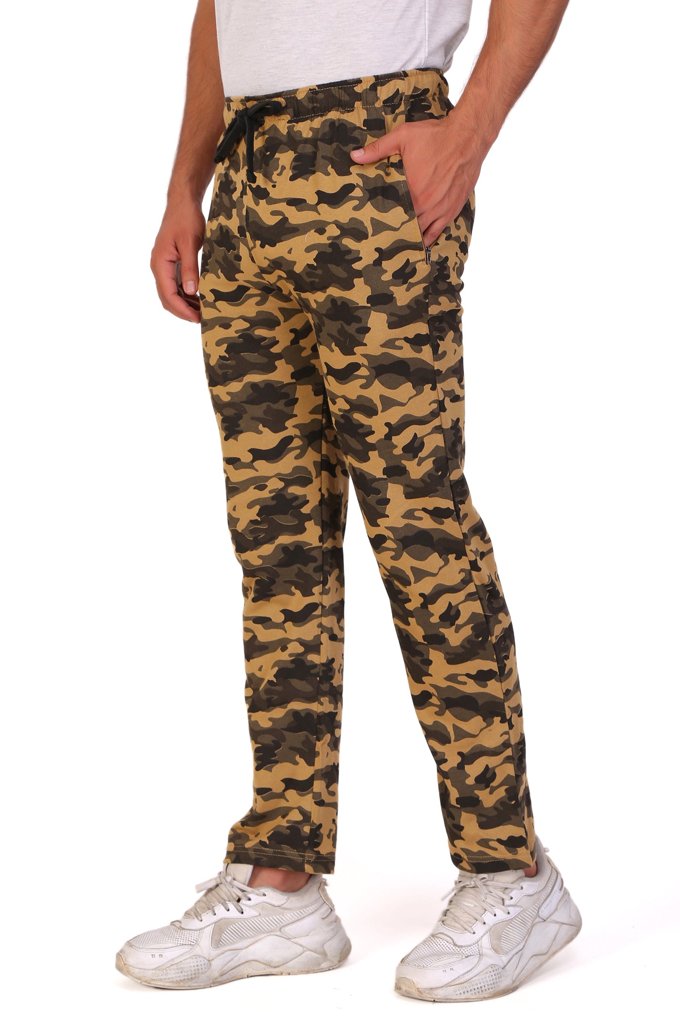 T.T. Men Comfort Fit Printed Trackpant Pack of 5