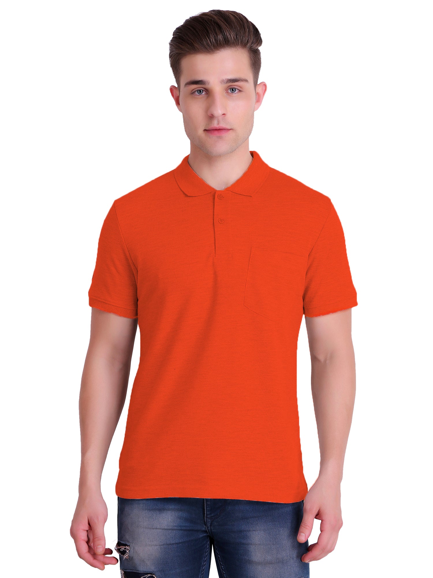 HiFlyers Polo Neck Mens Tshirt With Pocket Pack of 6