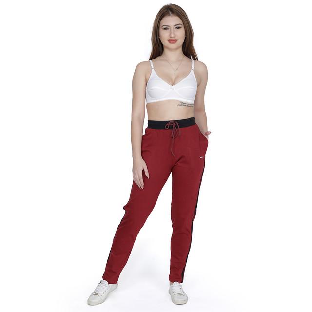 Cotton Trackpant Maroon