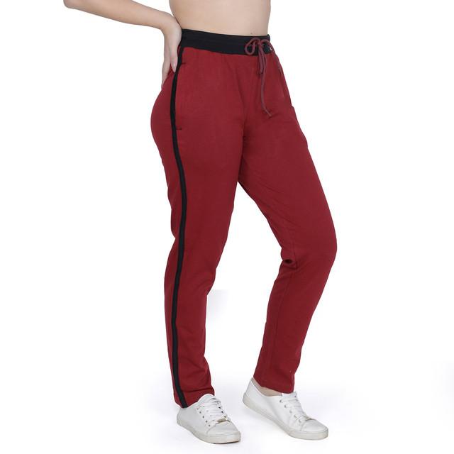 Cotton Trackpant Maroon